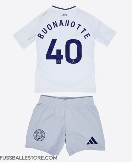 Günstige Leicester City Facundo Buonanotte #40 3rd trikot Kinder 2024-25 Kurzarm (+ Kurze Hosen)